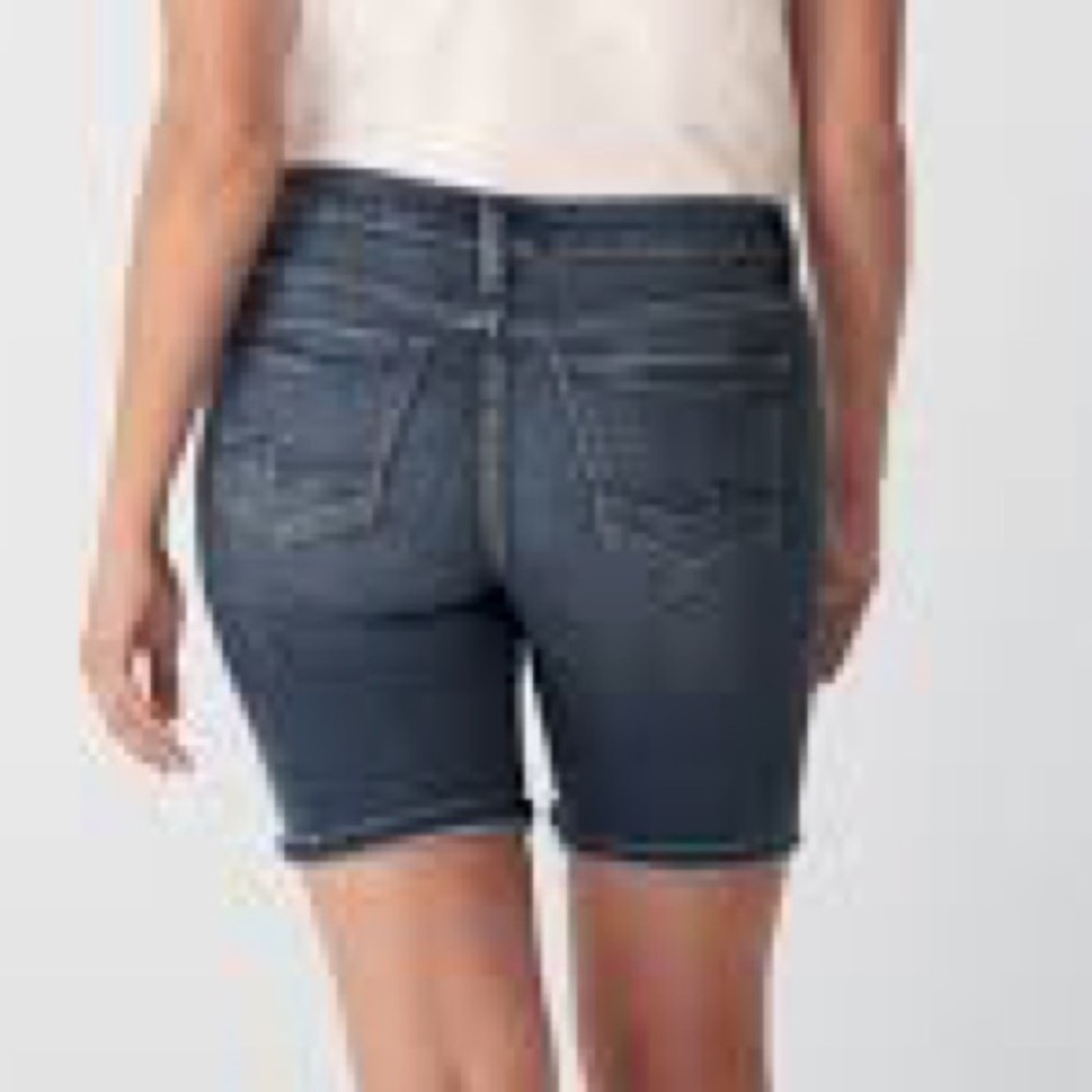Silver Jeans Women's Dark Blue Denim Jean Shorts